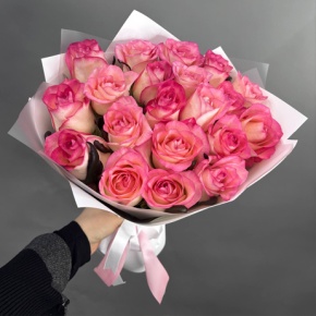 Букет из 21 розы Джумилия (40 см) в Москве