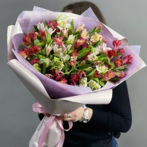 Букет из 17 альстромерии микс в Москве