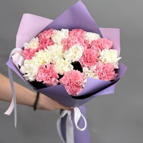 Букет из диантусов микс в Москве