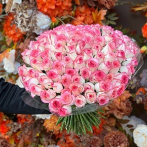 Букет из 101 розы Джумилия (40 см) в Москве