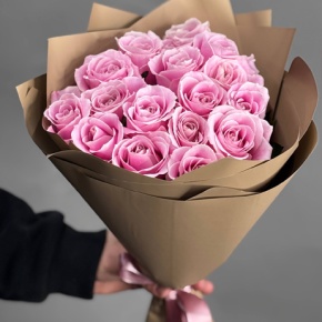 Букет из 17 роз Аваланж (50 см) в Москве