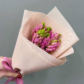 Букет из 5 розовых гиацинтов ( минимальный заказ от 10 шт)