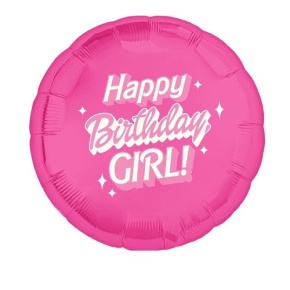 Шар "happy b-day girl" в Москве