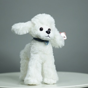 Плюшевый пудель белый (25 см) в Москве
