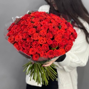 Букет из 121 розы Эль Торо (50 см) в Москве