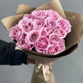 Букет из 15 роз Аваланж (50 см) в Москве