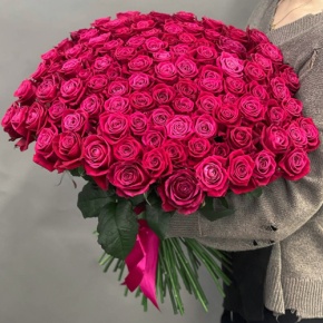 Букет из 101 розы Шангрила (60 см) в Москве