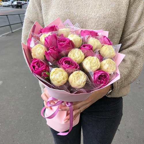 Букет шоколадных роз купить москва с доставкой цветы в чечне