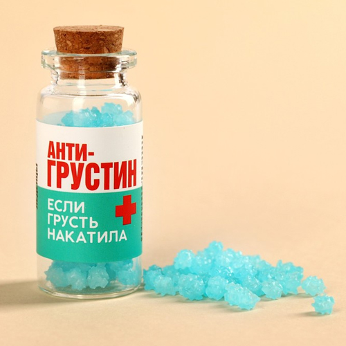 Леденцы в банке «Антигрустин», 1 шт,  6.5 г в Москве Леденцы в банке «Антигрустин», 1 шт,  6.5 г в Москве