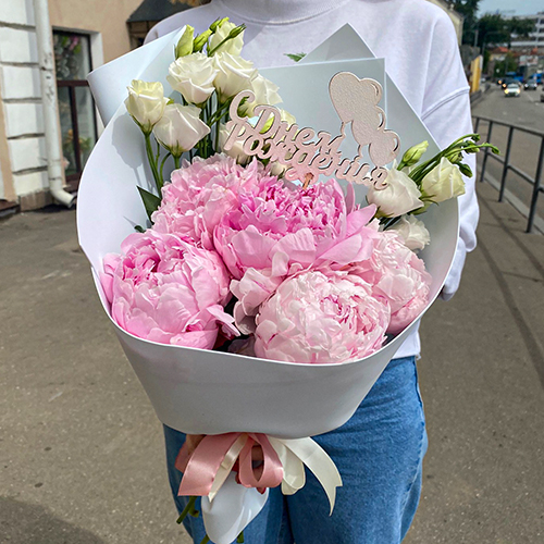 Цветы пионы - заказ и доставка по Челябинску в интернет-магазине Дари Цветы: цены, фото