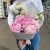 Букет "С днем рождения" из пионов Сара Бернар в Москве Букет "С днем рождения" из пионов Сара Бернар в Москве