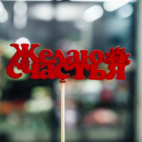 Топпер Желаю Счастья в Москве