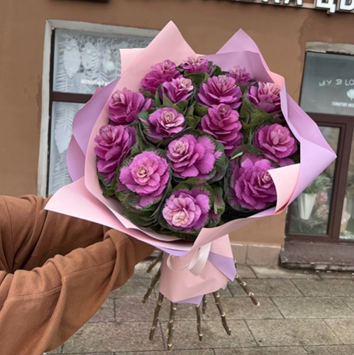 Букет из шикарной Брассики в Москве