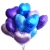 Сердце фиолетовое фольгированный шар с гелием (45 см) в Москве