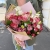 Букет "Летнее настроение" из роз и эустом в Москве Букет "Летнее настроение" из роз и эустом в Москве
