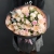Букет "Молекулы счастья" из пионовидных кустовых роз, гербер и диантусов в Москве Букет "Молекулы счастья" из пионовидных кустовых роз, гербер и диантусов в Москве