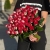 Букет из 51 рубиновой розы (50 см) в Москве Букет из 51 рубиновой розы (50 см) в Москве