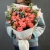 Букет "Фортуна" из коралловых роз и оксипеталума в Москве Букет "Фортуна" из коралловых роз и оксипеталума в Москве