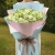 Букет из 31 белой эустомы в Москве Букет из 31 белой эустомы в Москве