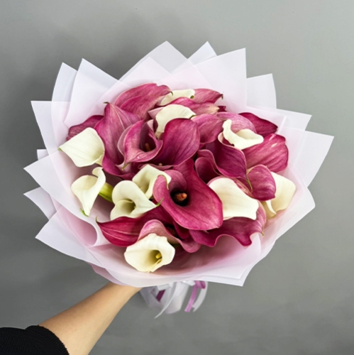 Букет из 25 нежных калл в Москве