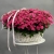 Композиция в корзине из 101 кустовой малиновой розы  в Москве