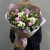 Букет "Парадайз" из кустовых пионовидных роз, альстромерий и хризантем сантини в Москве Букет "Парадайз" из кустовых пионовидных роз, альстромерий и хризантем сантини в Москве
