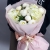 Букет "Белый жемчуг" из гортензий и пионов в Москве Букет "Белый жемчуг" из гортензий и пионов в Москве