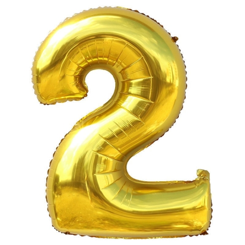 Шар гелиевый цифра 2 (40х102 см) в Москве