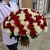 Букет из 101 красной и белой розы (50 см) в Москве Букет из 101 красной и белой розы (50 см) в Москве